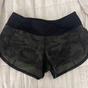 Size 4 Camo speed shorts